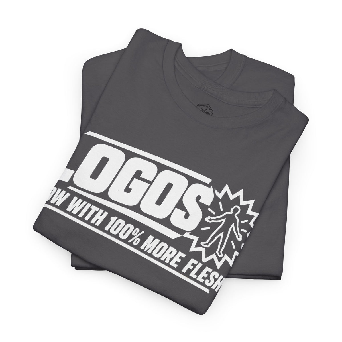 Now With 100% More Flesh T-shirt – Donkey Talk graphic tee
