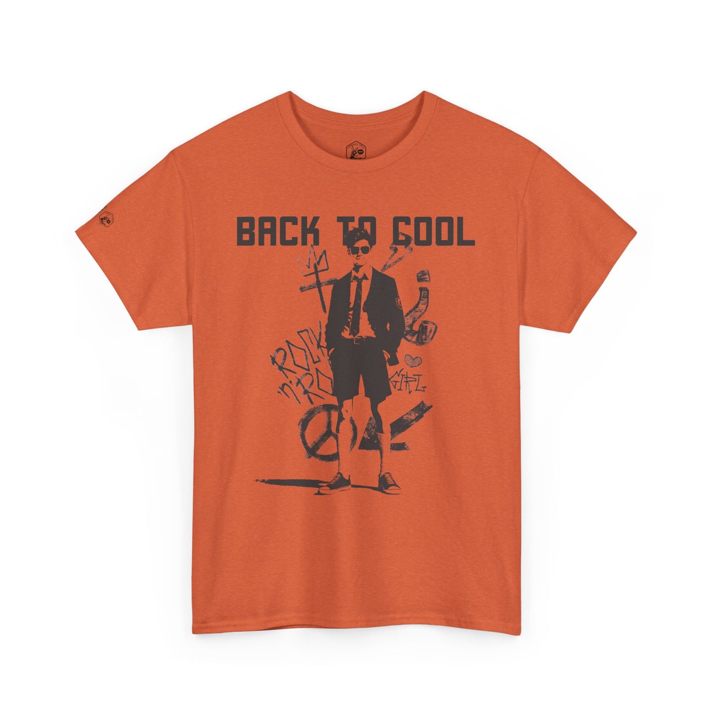 Back to Cool Unisex Heavy Cotton Tee - Retro Street Art Graphic T-Shirt