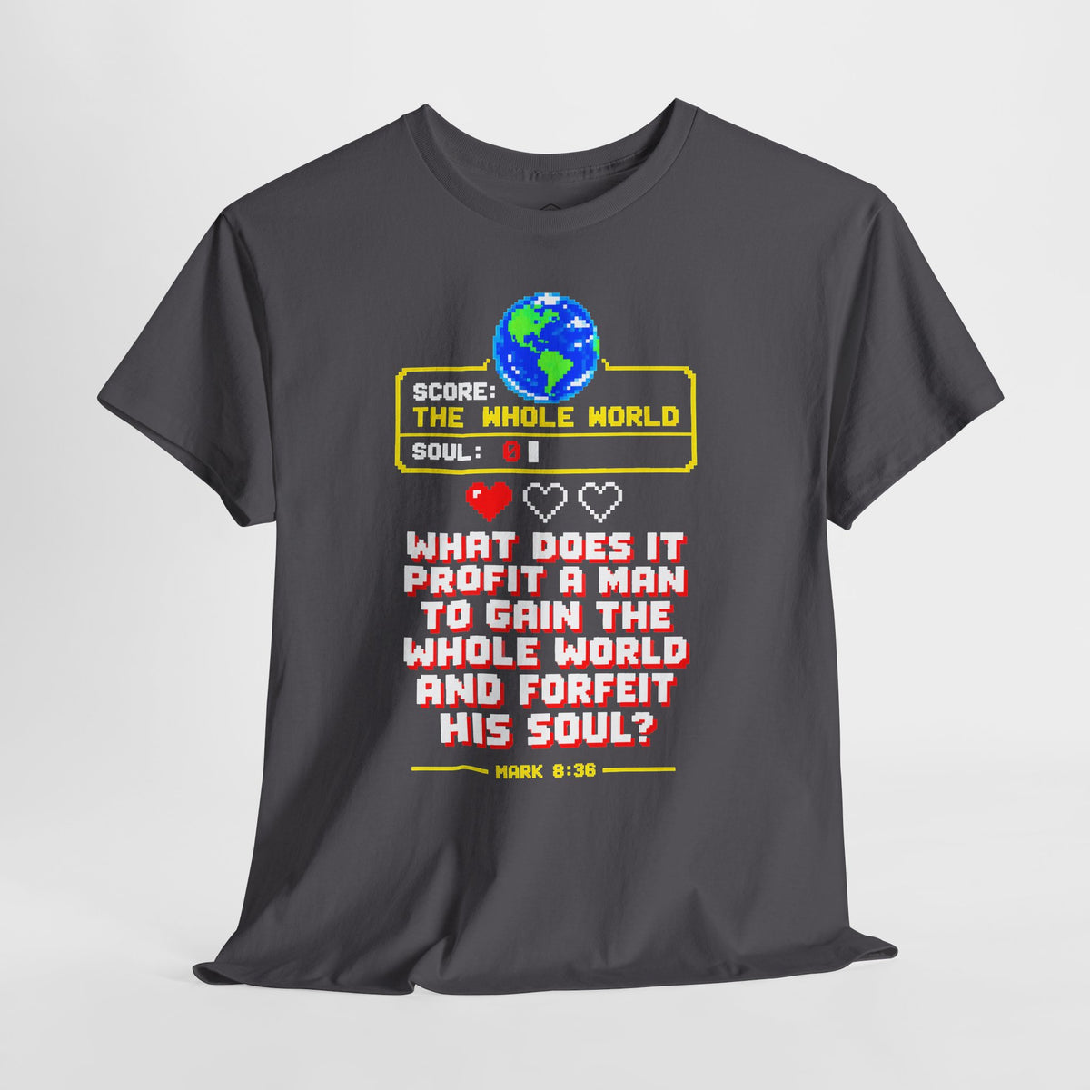 Gain the World Arcade High Score T-shirt – Donkey Talk graphic tee