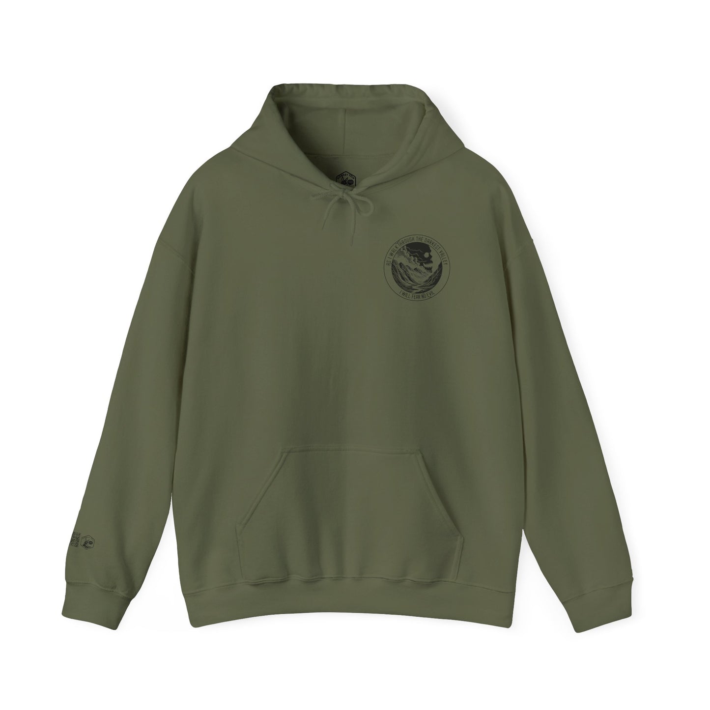 'Valley Of The Shadow' Hooded Sweatshirt - Inspiring Comfort for Adventure Lovers