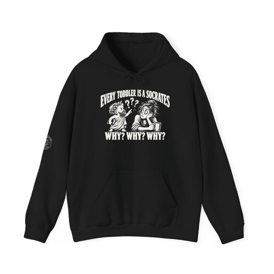Every Toddler Is a Socrates Hoodie | Funny Parent Philosophy Hoodie