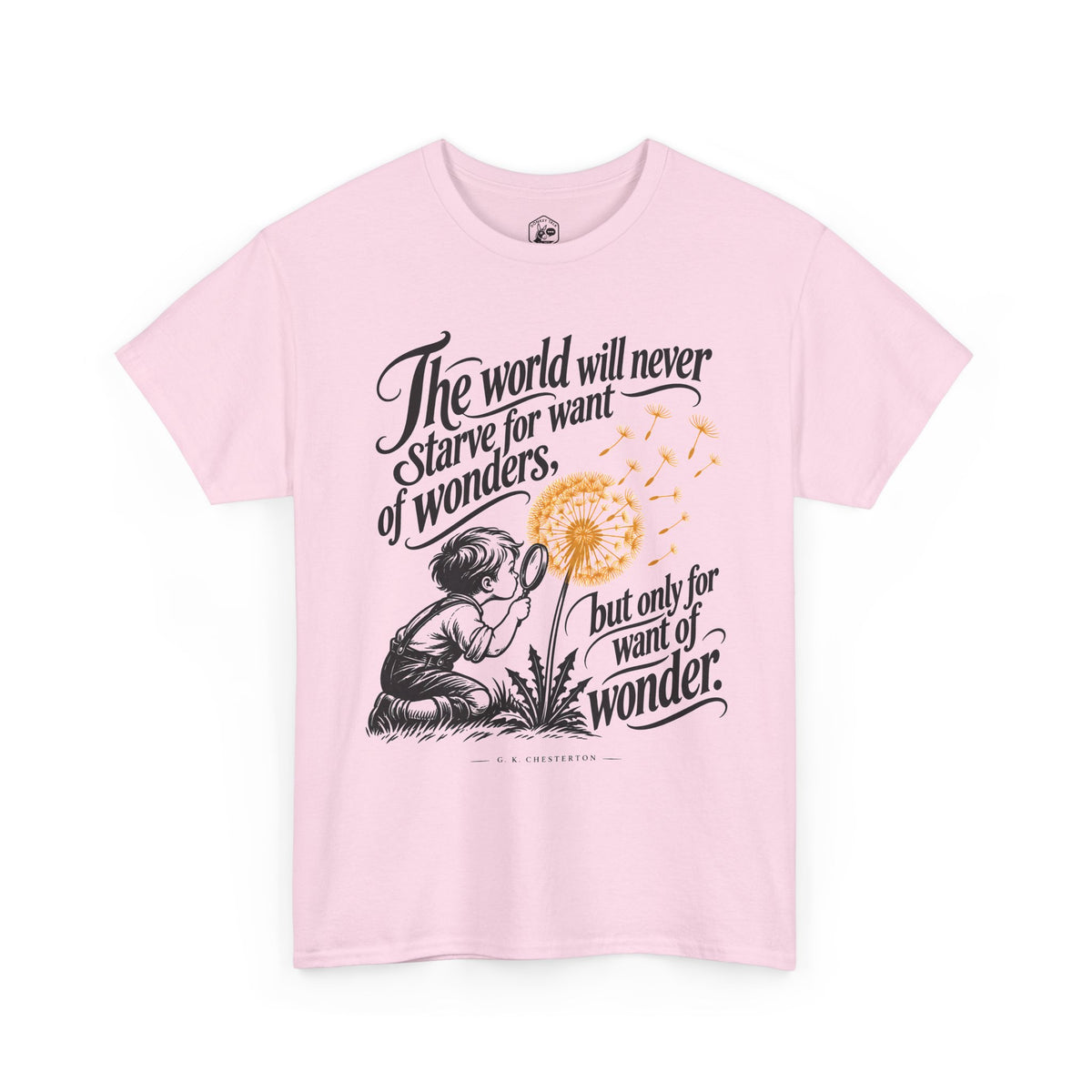Chesterton Wonder Bloom T-shirt – Donkey Talk graphic tee