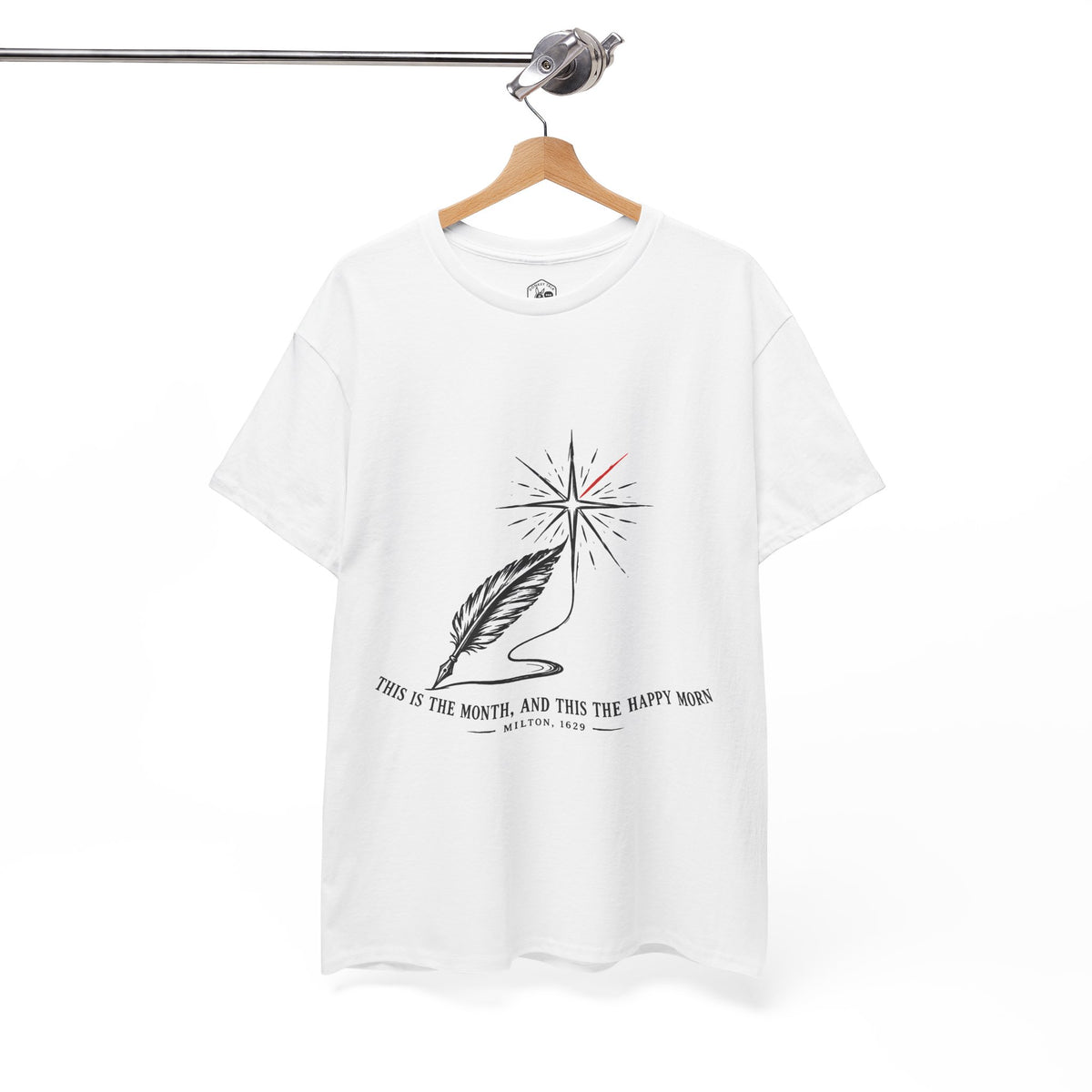 This Is the Month, and This the Happy Morn T-Shirt | Milton Nativity Ode Christmas Tee
