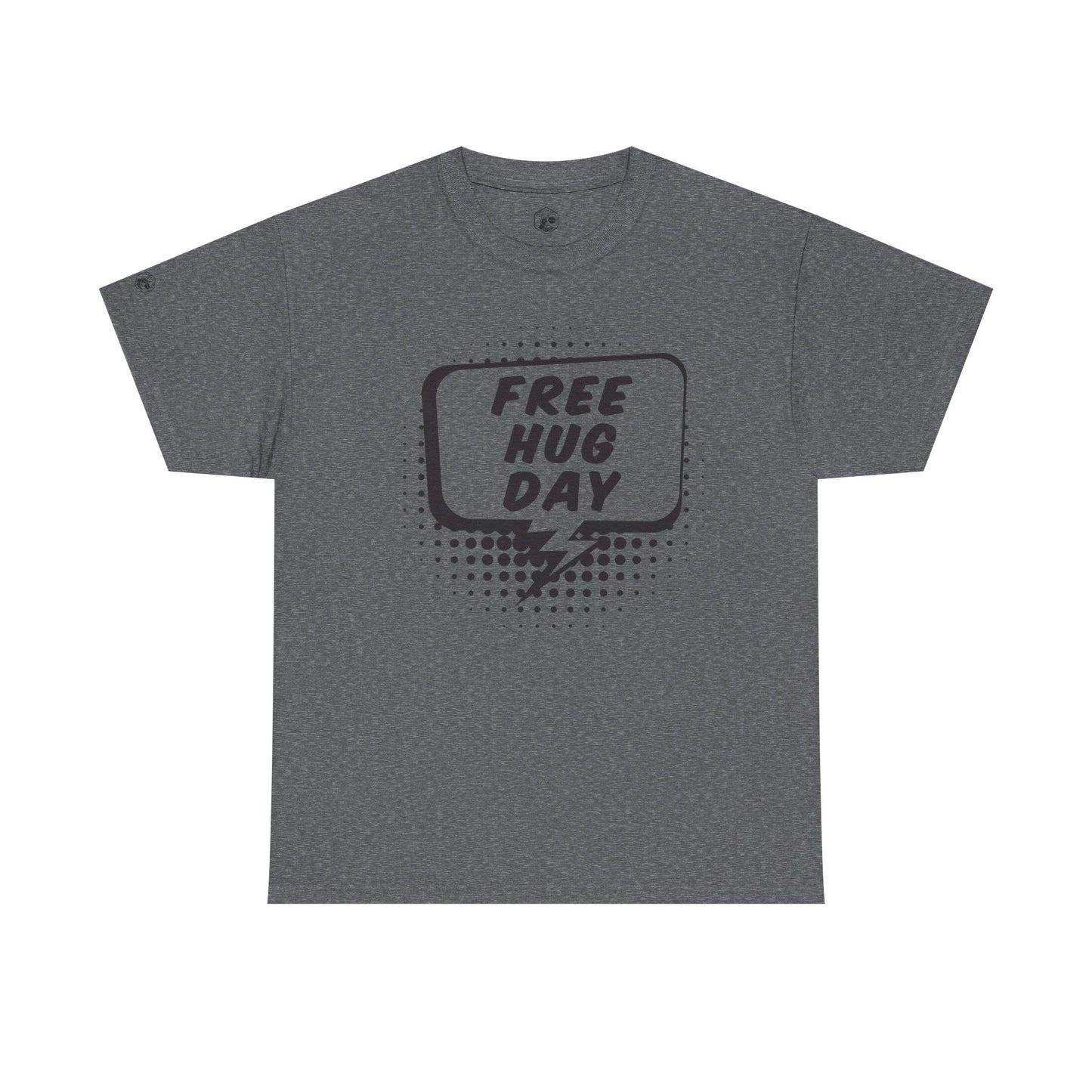 Free Hug Day Unisex Heavy Cotton Tee - Comfort & Joy for Everyday Wear