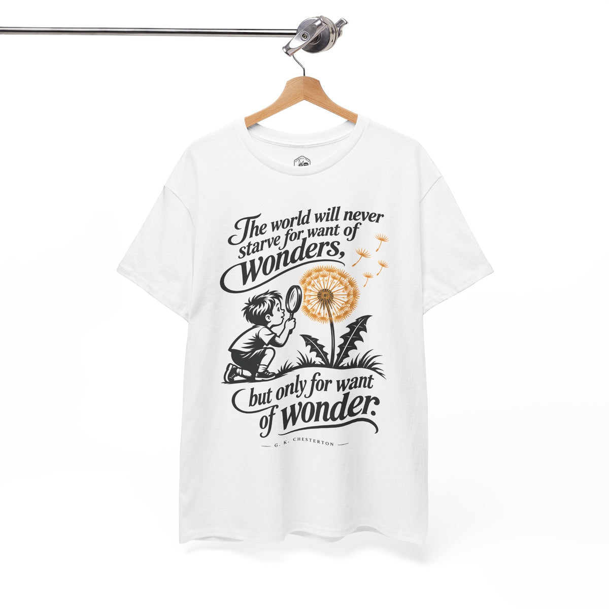 Chesterton Wonder Dandelion T-shirt – Donkey Talk graphic tee