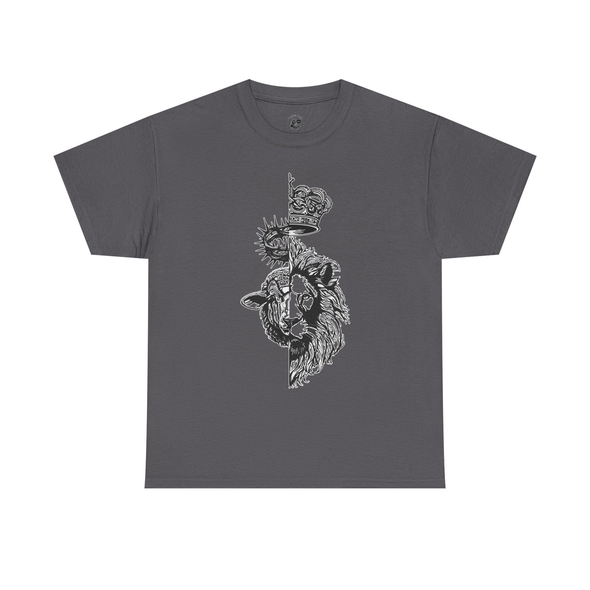 Lion & Lamb Christian T-Shirt | Bold Faith Graphic Tee