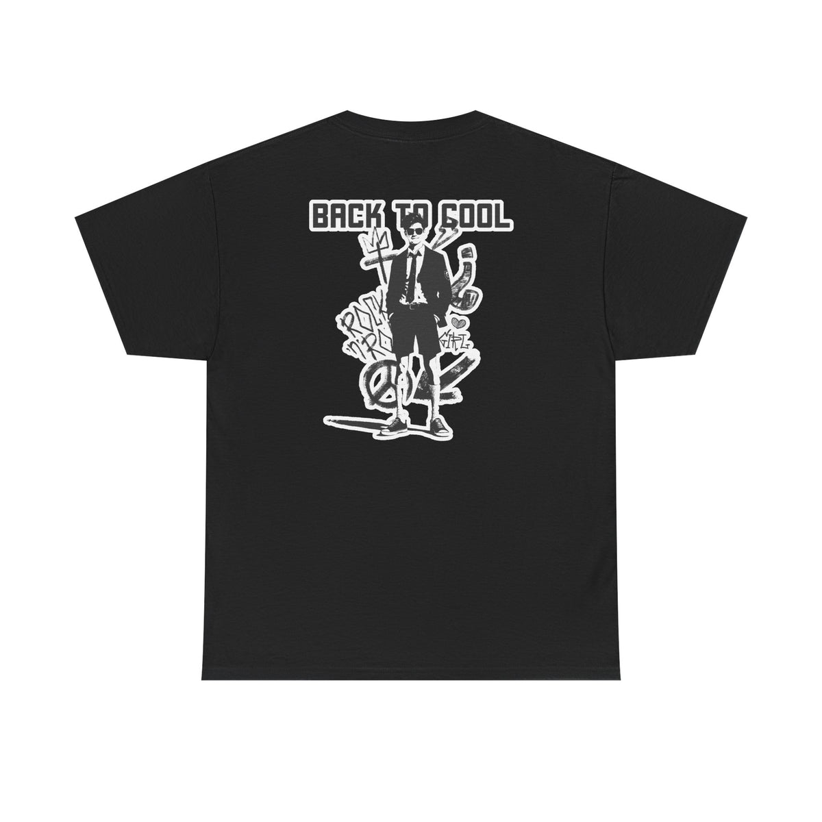 Back To Cool Blason Graphic Tee | Unisex Heavy Cotton T-Shirt