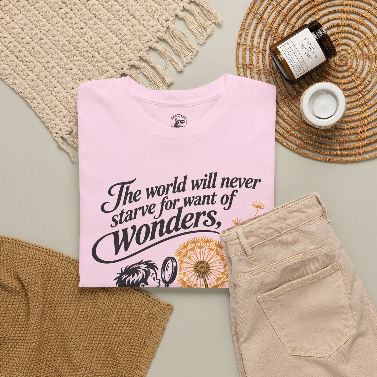 Chesterton Wonder Dandelion T-shirt – Donkey Talk graphic tee