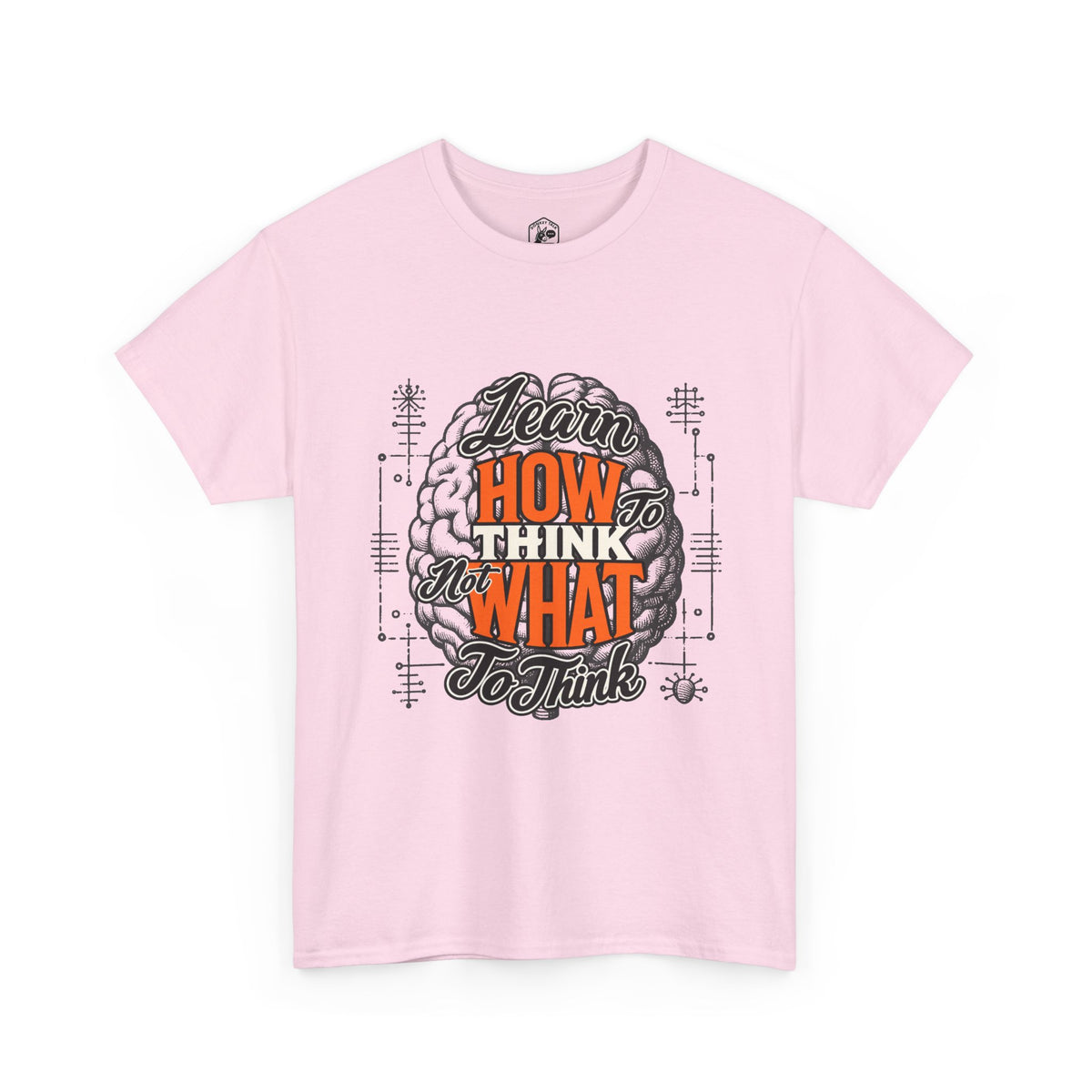 Camiseta motivacional "Aprende a pensar" | Camiseta gráfica