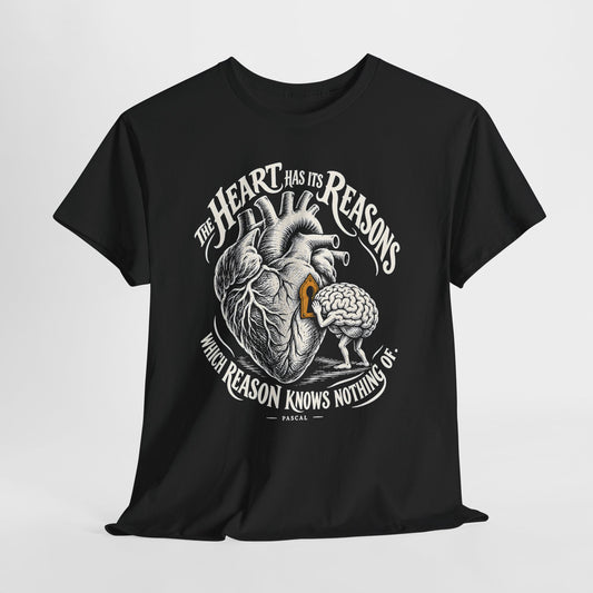 The Heart Has Its Reasons Pascal T-shirt – Donkey Talk graphic tee