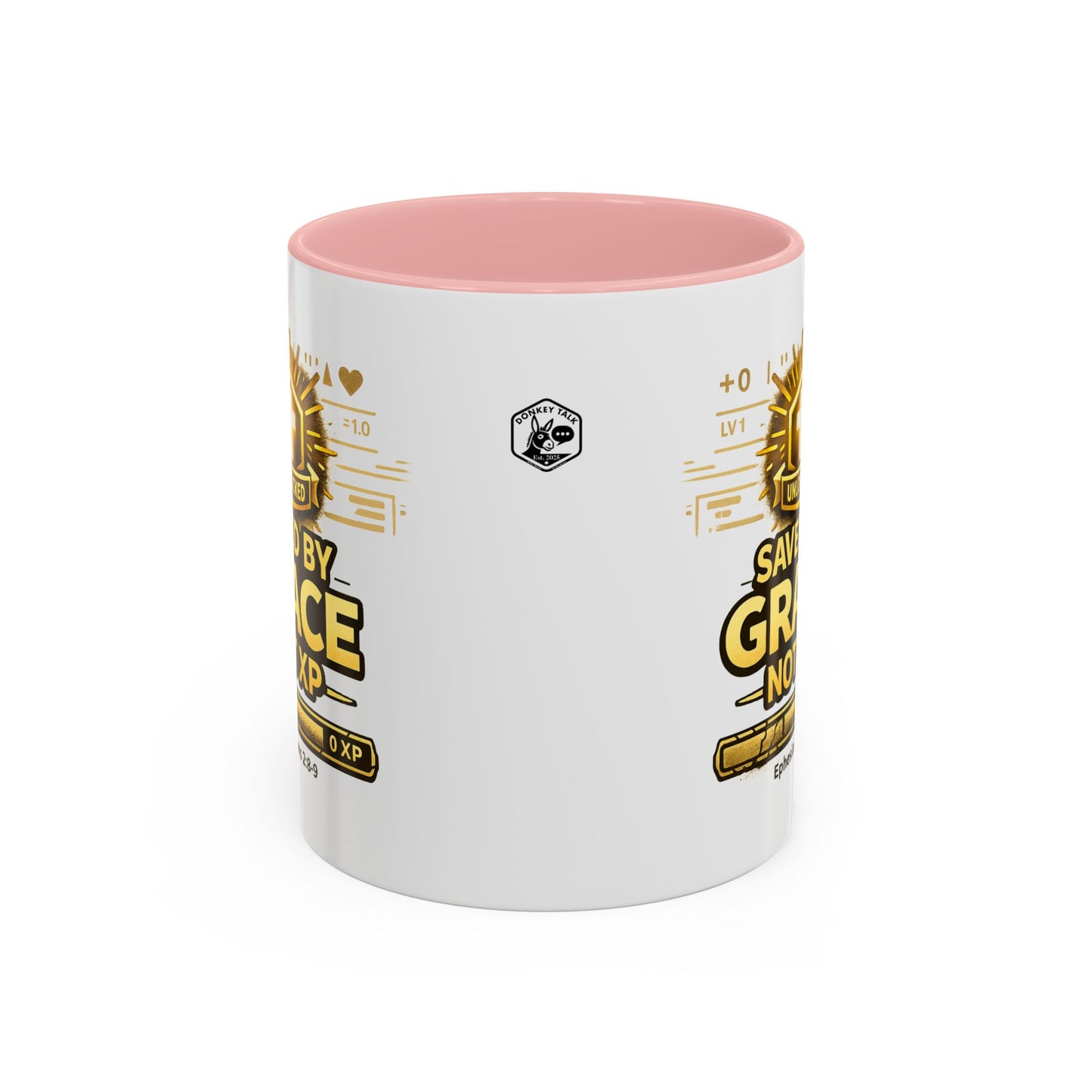 Saved by Grace Coffee Mug — Christian Gamer "Not XP" 11/15oz Accent Mug
