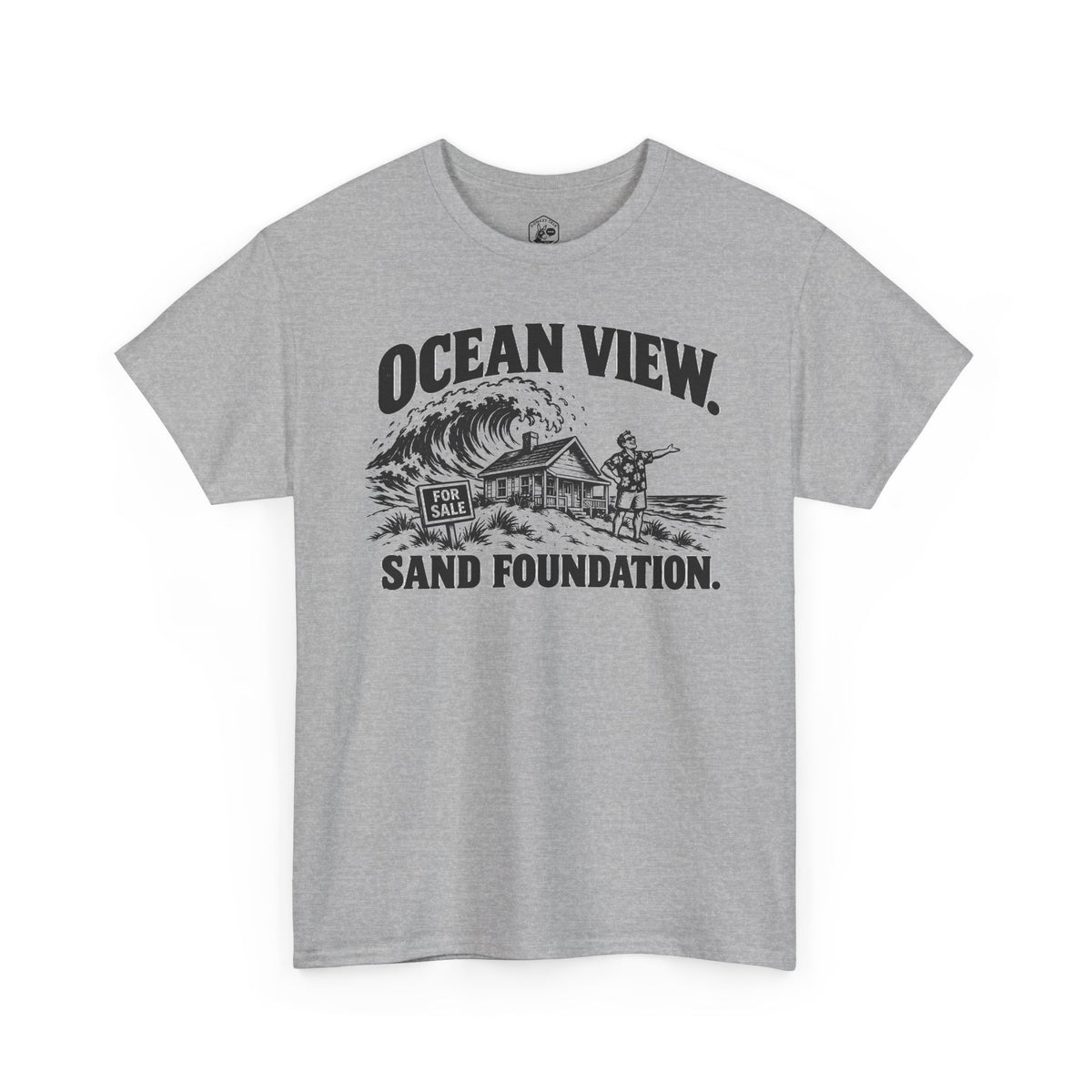 Ocean View Sand Foundation T-shirt – Donkey Talk graphic tee