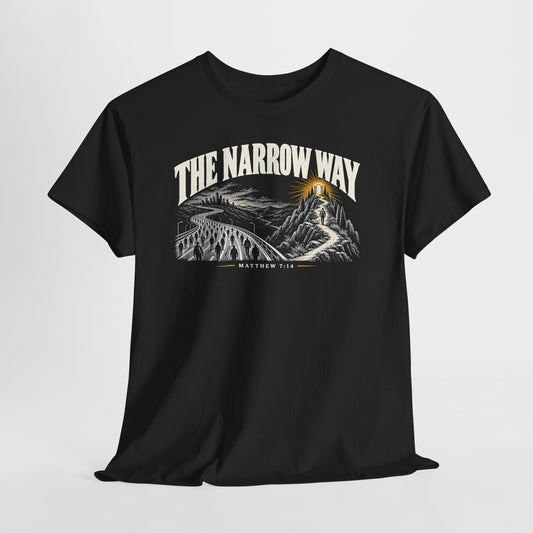 The Narrow Way Matthew 7:14 T-shirt – Donkey Talk graphic tee