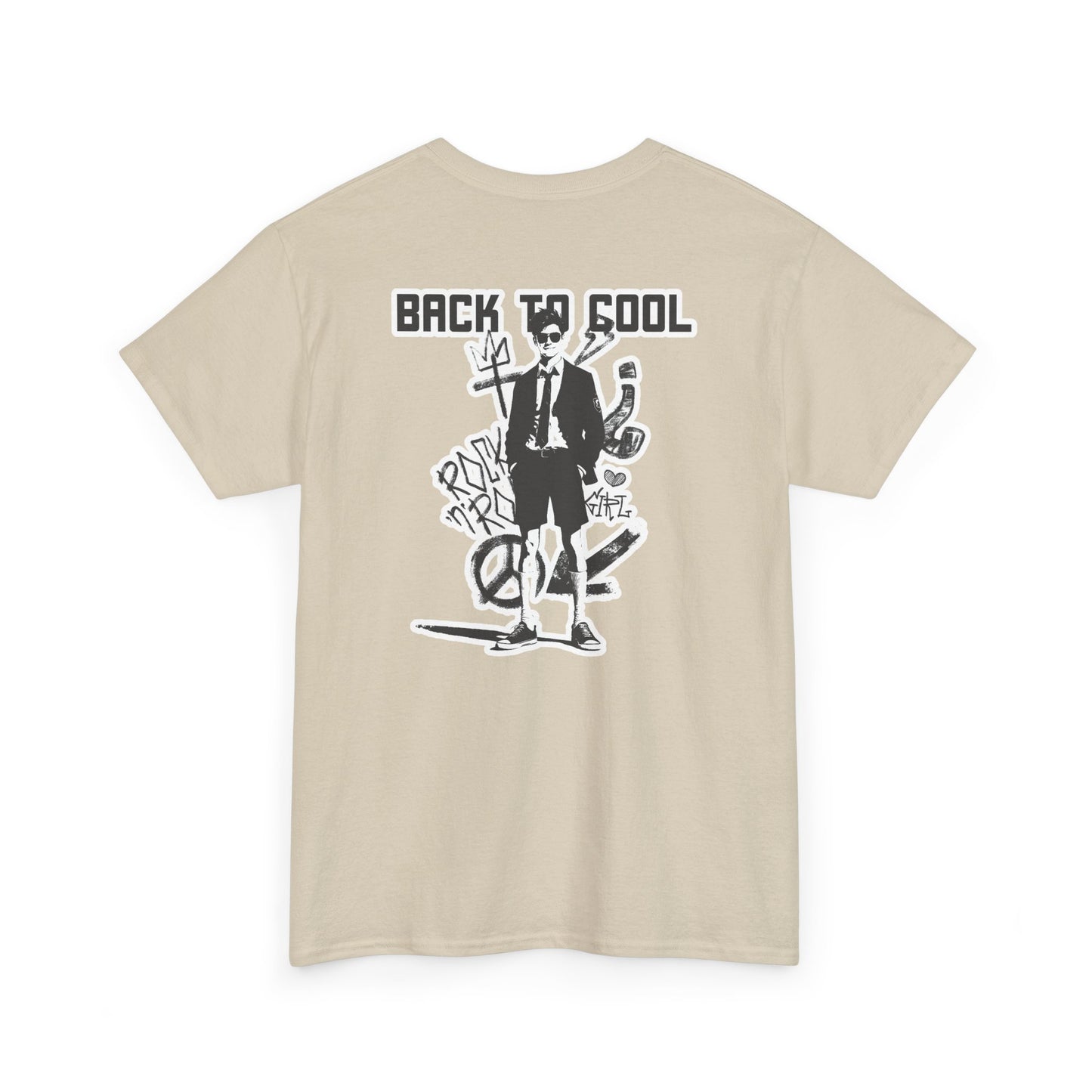 Back To Cool Blason Graphic Tee | Unisex Heavy Cotton T-Shirt