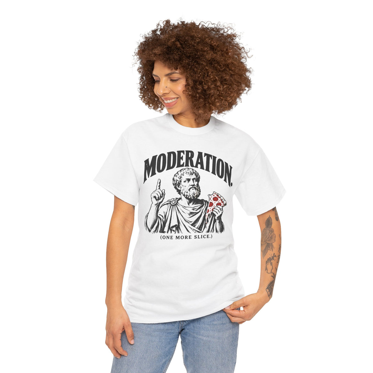 Moderation One More Slice T-shirt – Donkey Talk graphic tee
