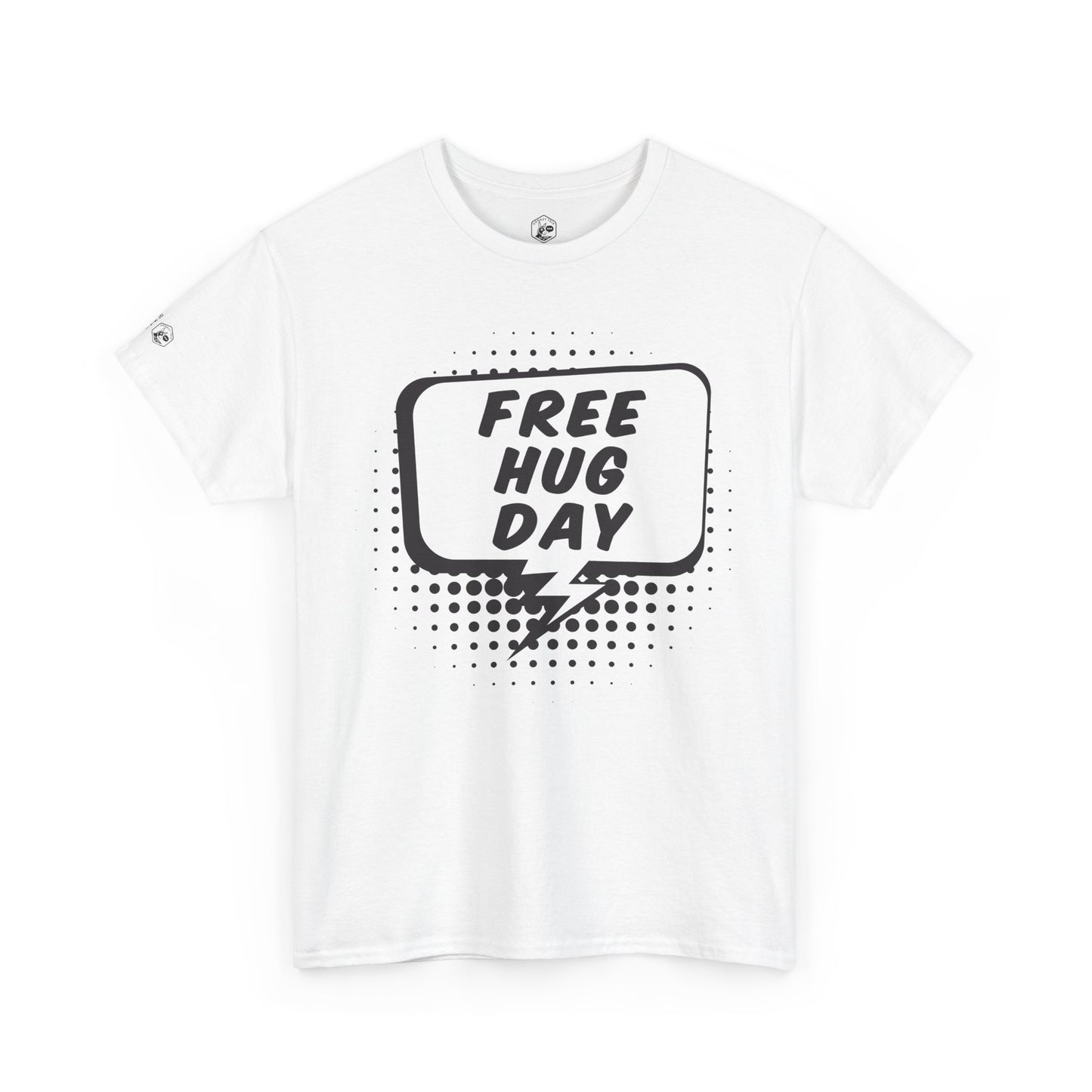 Free Hug Day Unisex Heavy Cotton Tee - Comfort & Joy for Everyday Wear