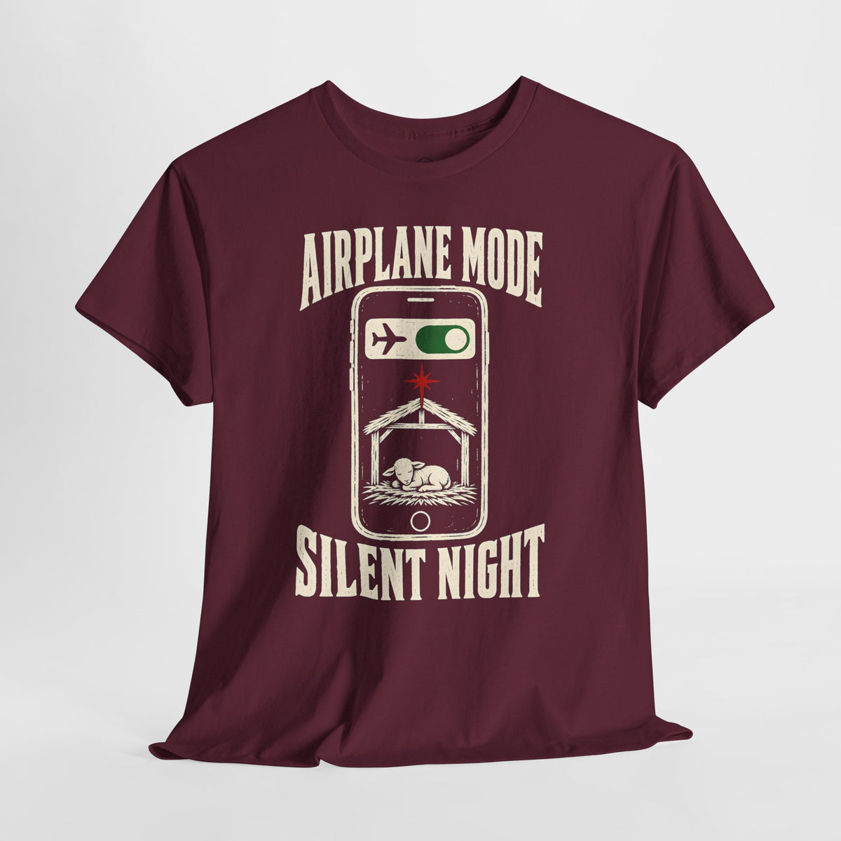 Airplane Mode Silent Night T-shirt – Donkey Talk graphic tee
