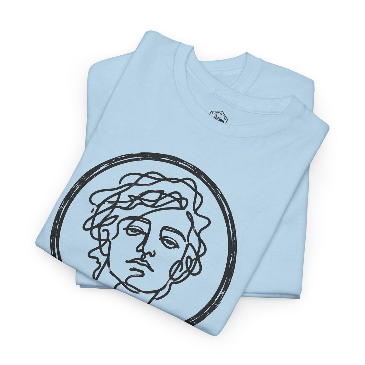 Know Thyself Unfiltered Line Art T-shirt – Donkey Talk graphic tee