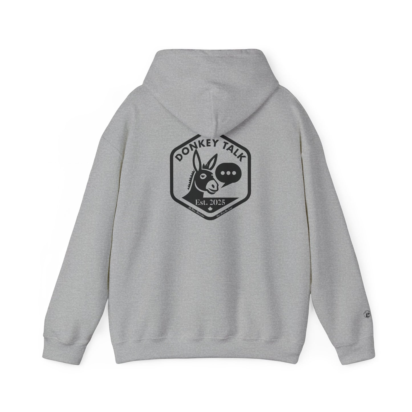 Unisex Donkey Talk Hoodie – Cozy Heavy Blend Sweatshirt for Animal Lovers
