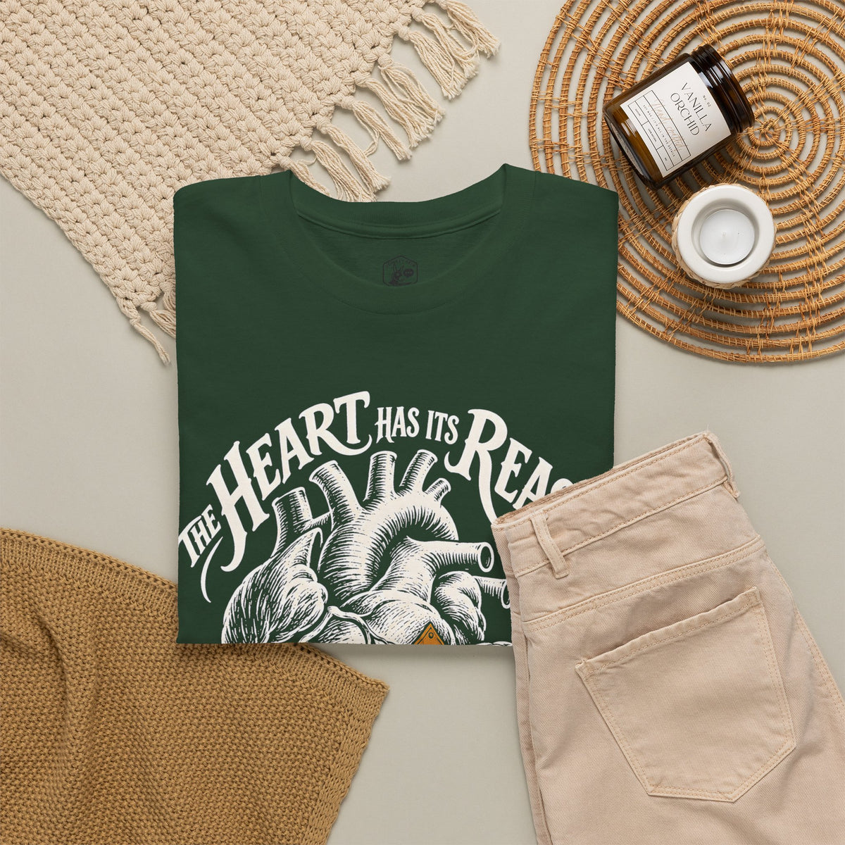 The Heart Has Its Reasons Pascal T-shirt – Donkey Talk graphic tee