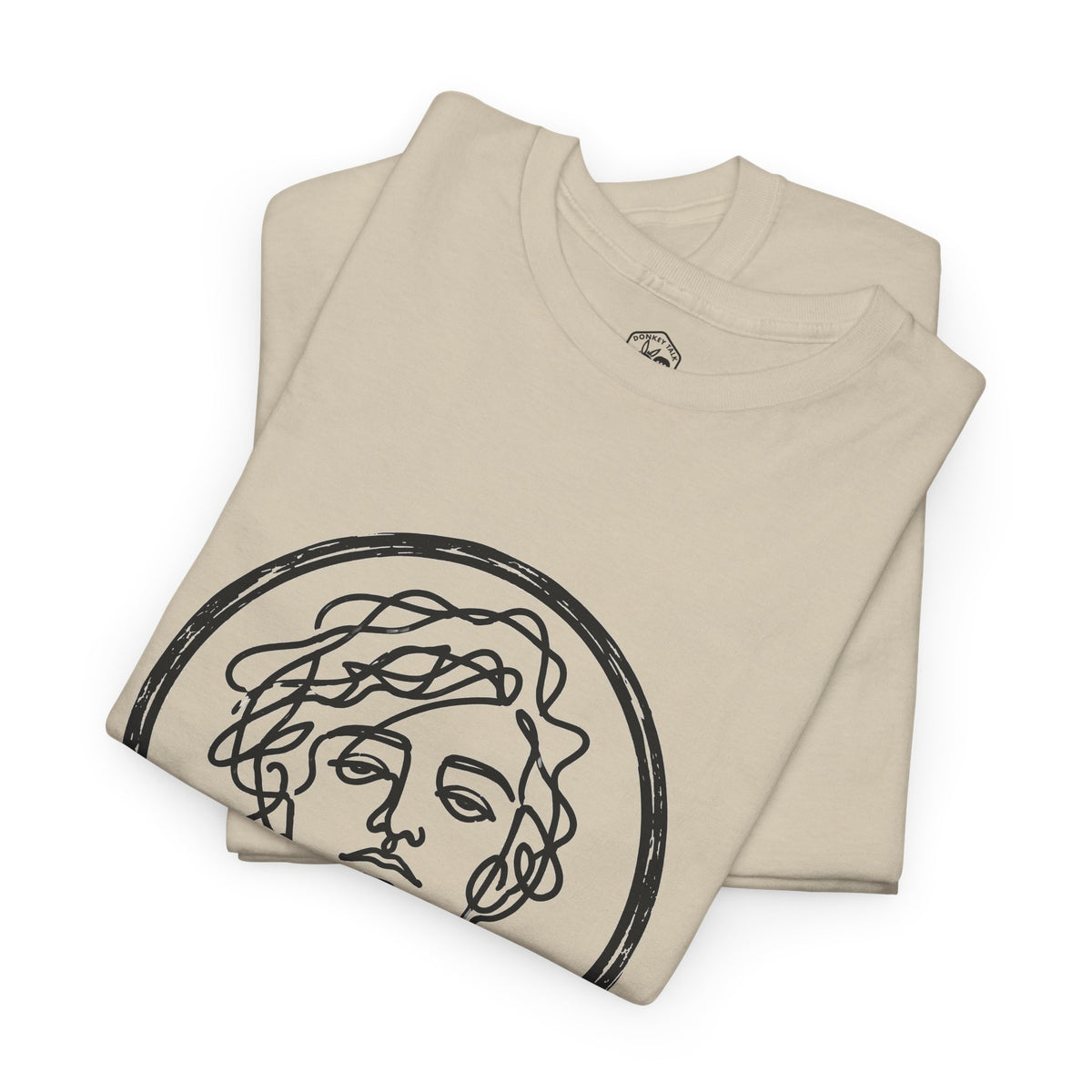 Know Thyself Unfiltered Line Art T-Shirt | Philosophy and Faith Tee