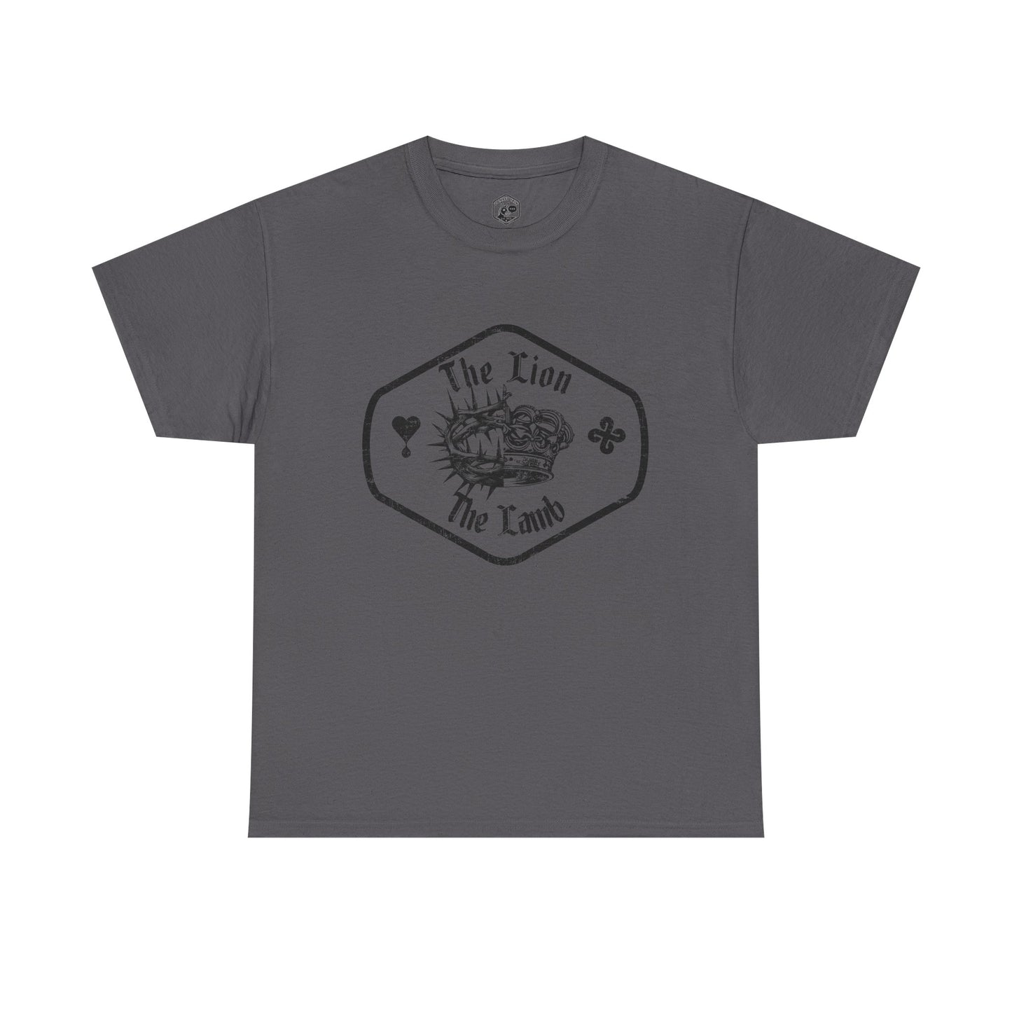 The Lion & The Lamb Casual T-Shirt | Christian Graphic Tee