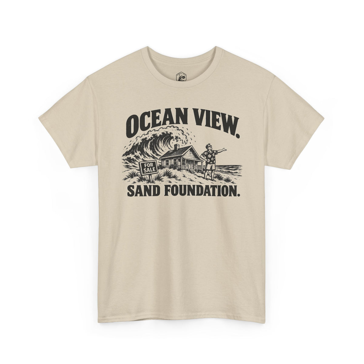 Ocean View Sand Foundation T-shirt – Donkey Talk graphic tee
