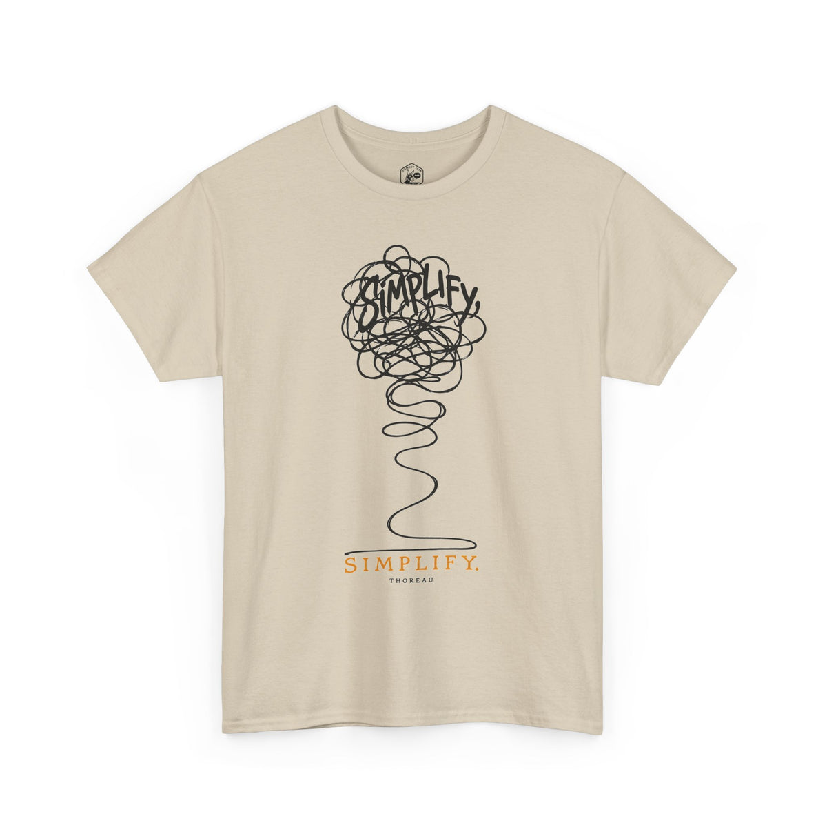 Simplify, Simplify Thoreau T-shirt – Donkey Talk graphic tee