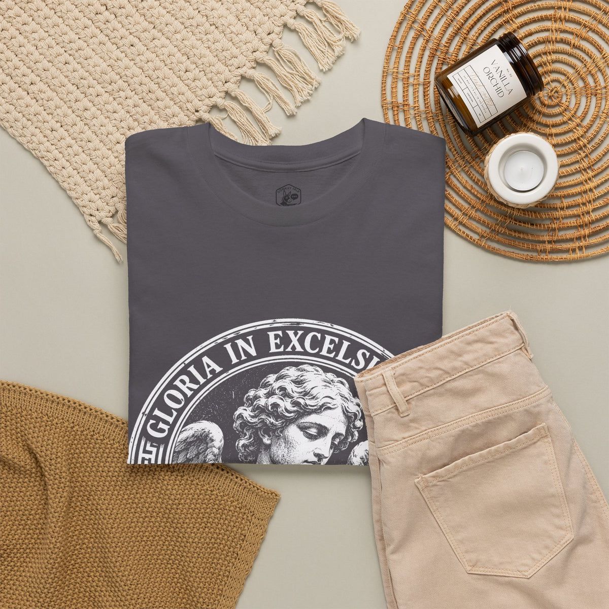 Gloria in Excelsis Deo T-Shirt | Luke 2:14 Christmas Christian Graphic Tee