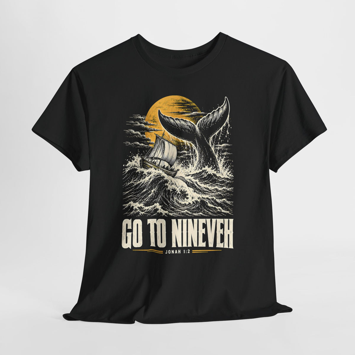 Go to Nineveh Jonah T-shirt – Donkey Talk graphic tee