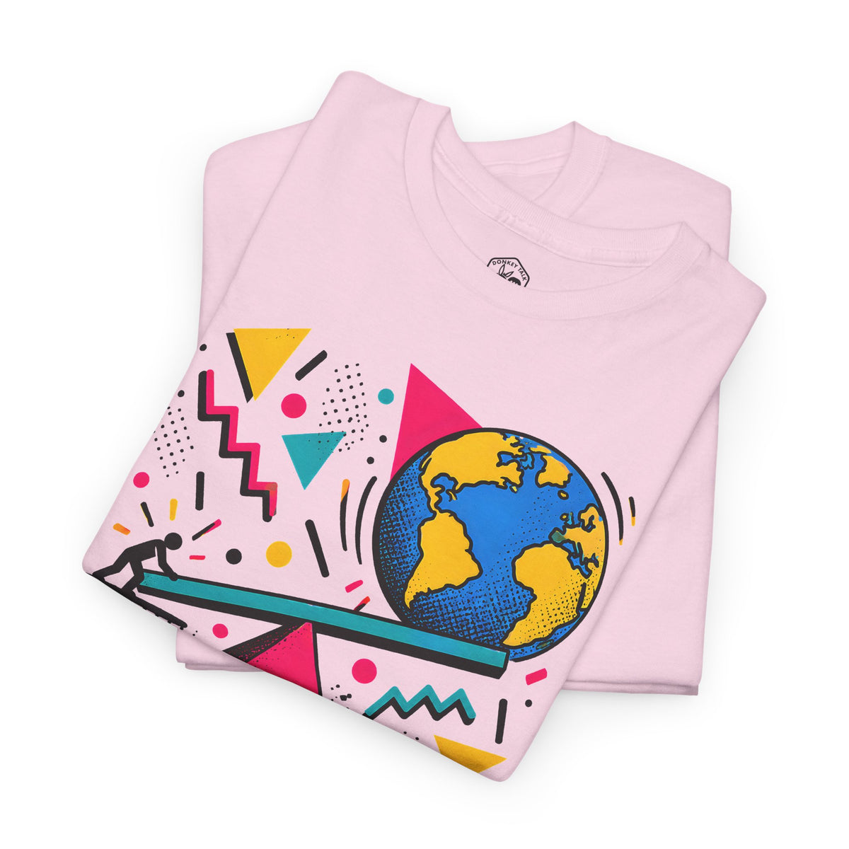Archimedes Lever Memphis T-shirt – Donkey Talk graphic tee