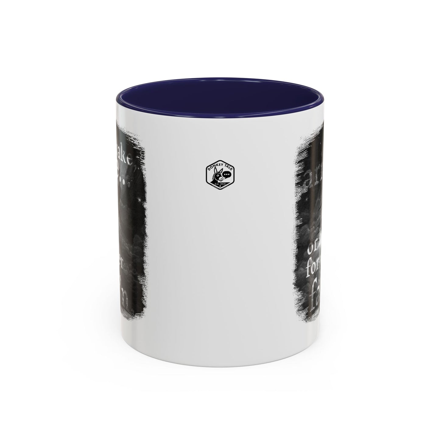 Inspirational Gothic Coffee Mug — "Awake Arise or Be Forever Fall'n" Accent Mug (11/15oz)
