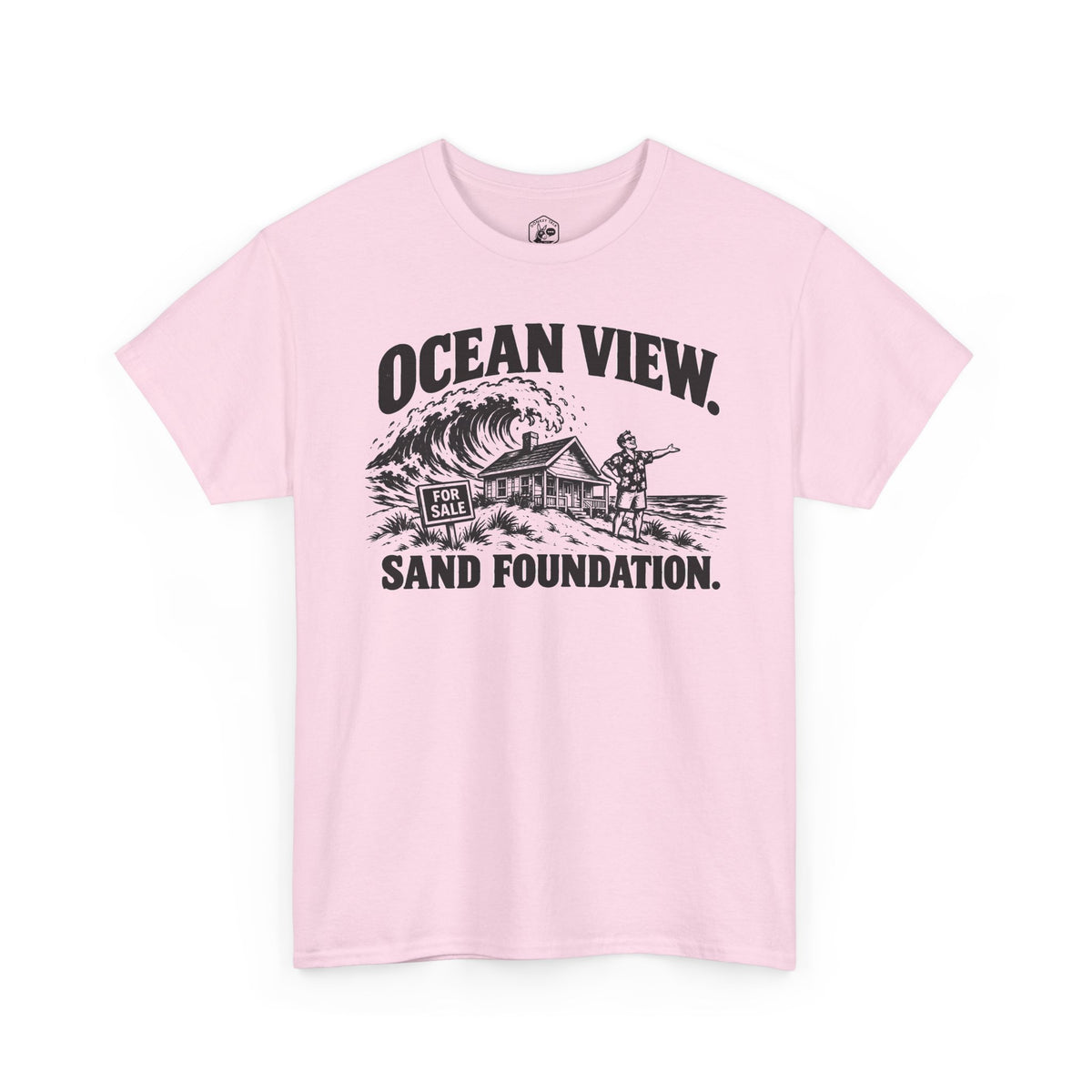 Ocean View Sand Foundation T-shirt – Donkey Talk graphic tee