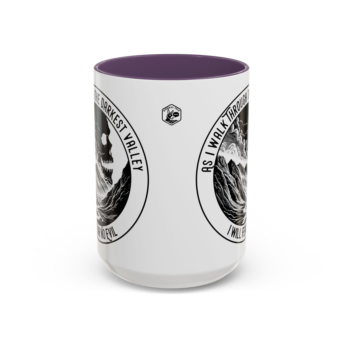 Skull Valley Fear No Evil coffee mug – Donkey Talk ceramic mug