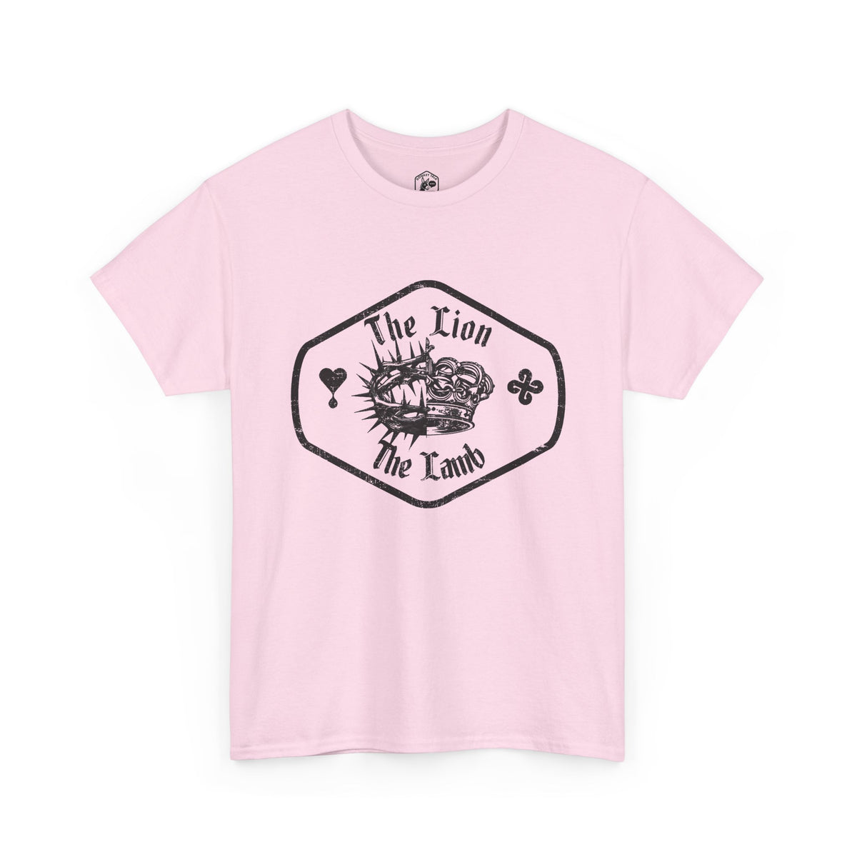 The Lion & The Lamb Casual T-Shirt | Christian Graphic Tee