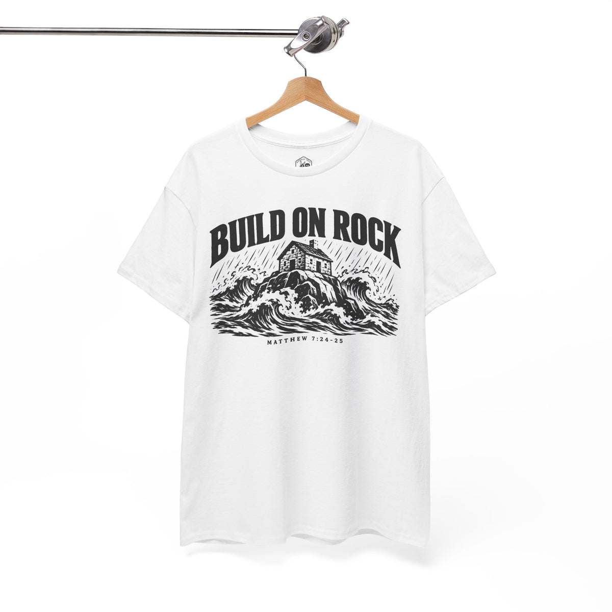 Build on Rock T-shirt – Donkey Talk graphic tee