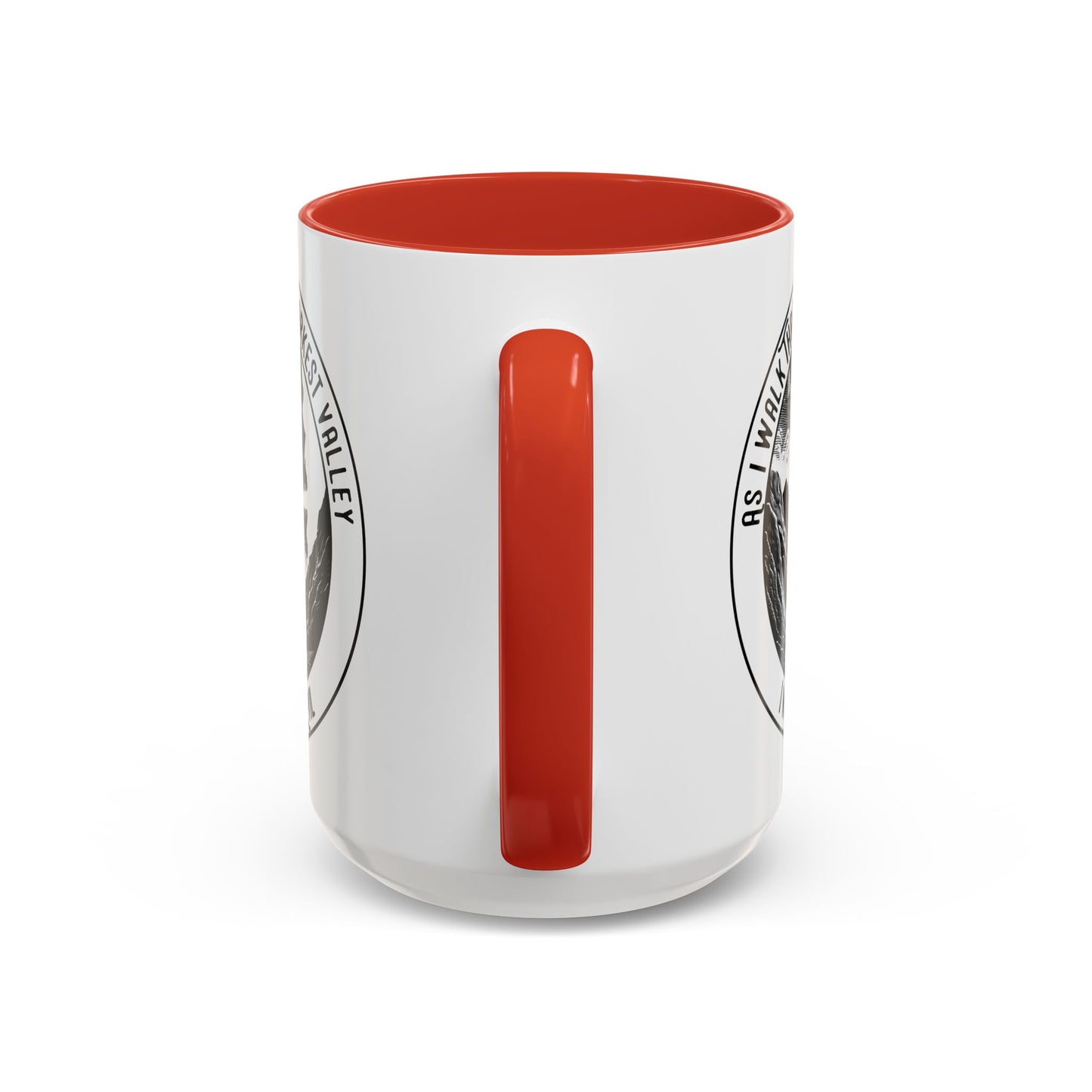 Skull Valley Coffee Mug — “As I Walk Through the Darkest Valley I Will Fear No Evil” 11/15oz