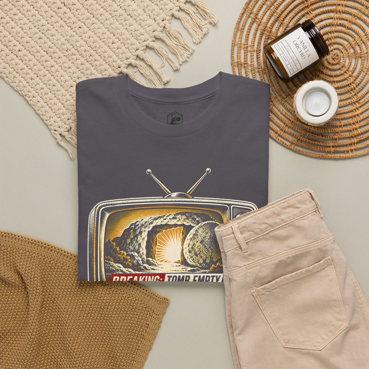 Breaking Tomb Empty Easter T-shirt – Donkey Talk graphic tee