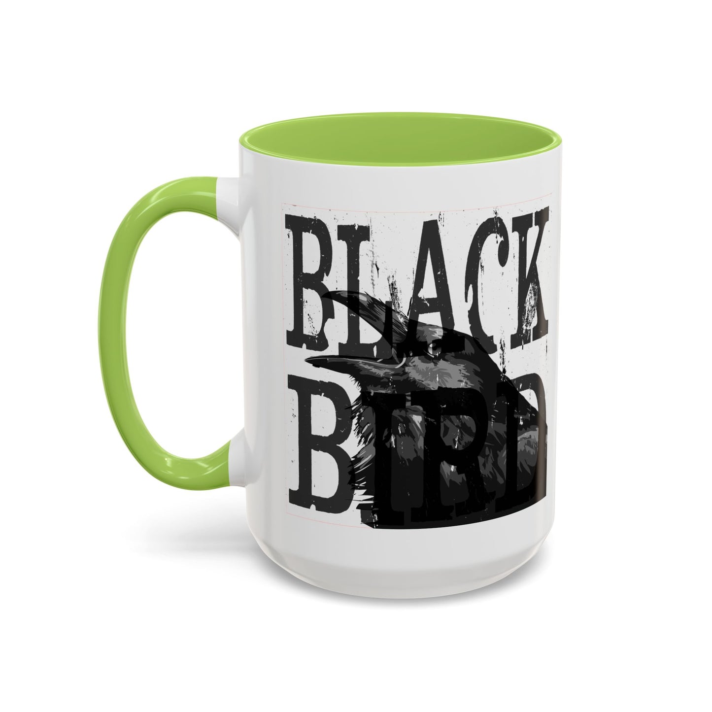 The Raven Accent Coffee Mug — Black-Trim 11/15oz