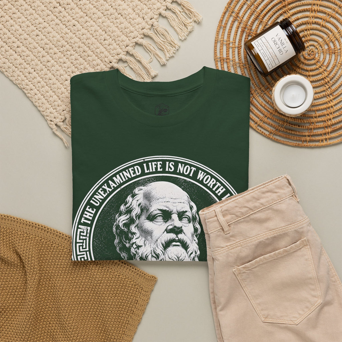 The Unexamined Life Is Not Worth Living T-shirt – Donkey Talk graphic tee
