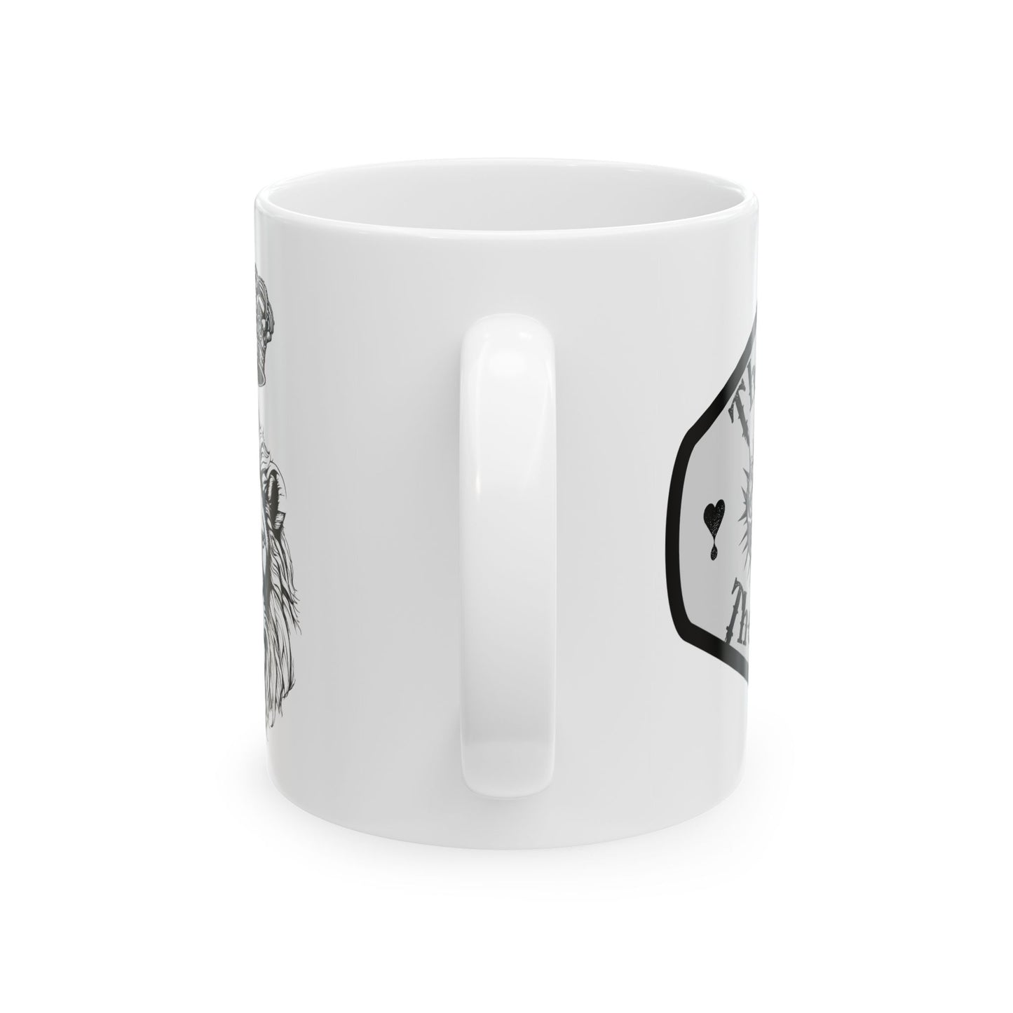 Lion and Lamb Ceramic Mug - 11oz & 15oz, Perfect for Coffee Lovers & Gifts