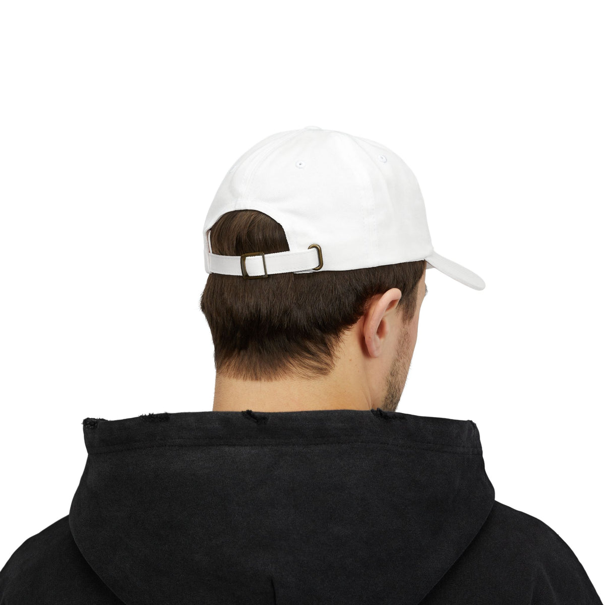 Donkey Talk Dad Cap - Great Casual White Hat with Our Awesome Logo