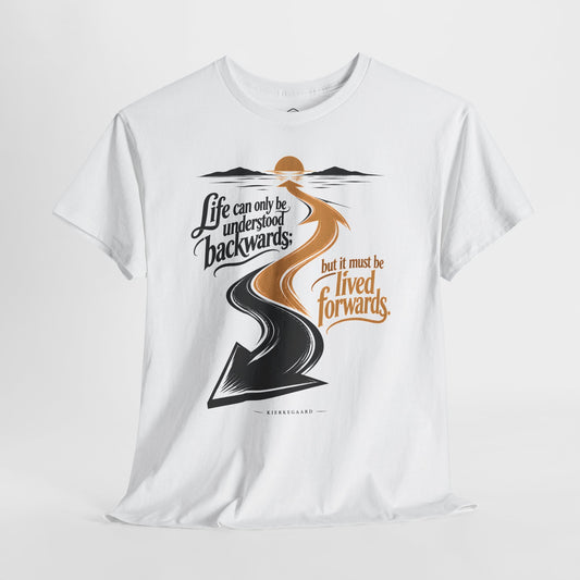 Lived Forwards Winding Road - Donkey Talk faith and reason unisex T-shirt
