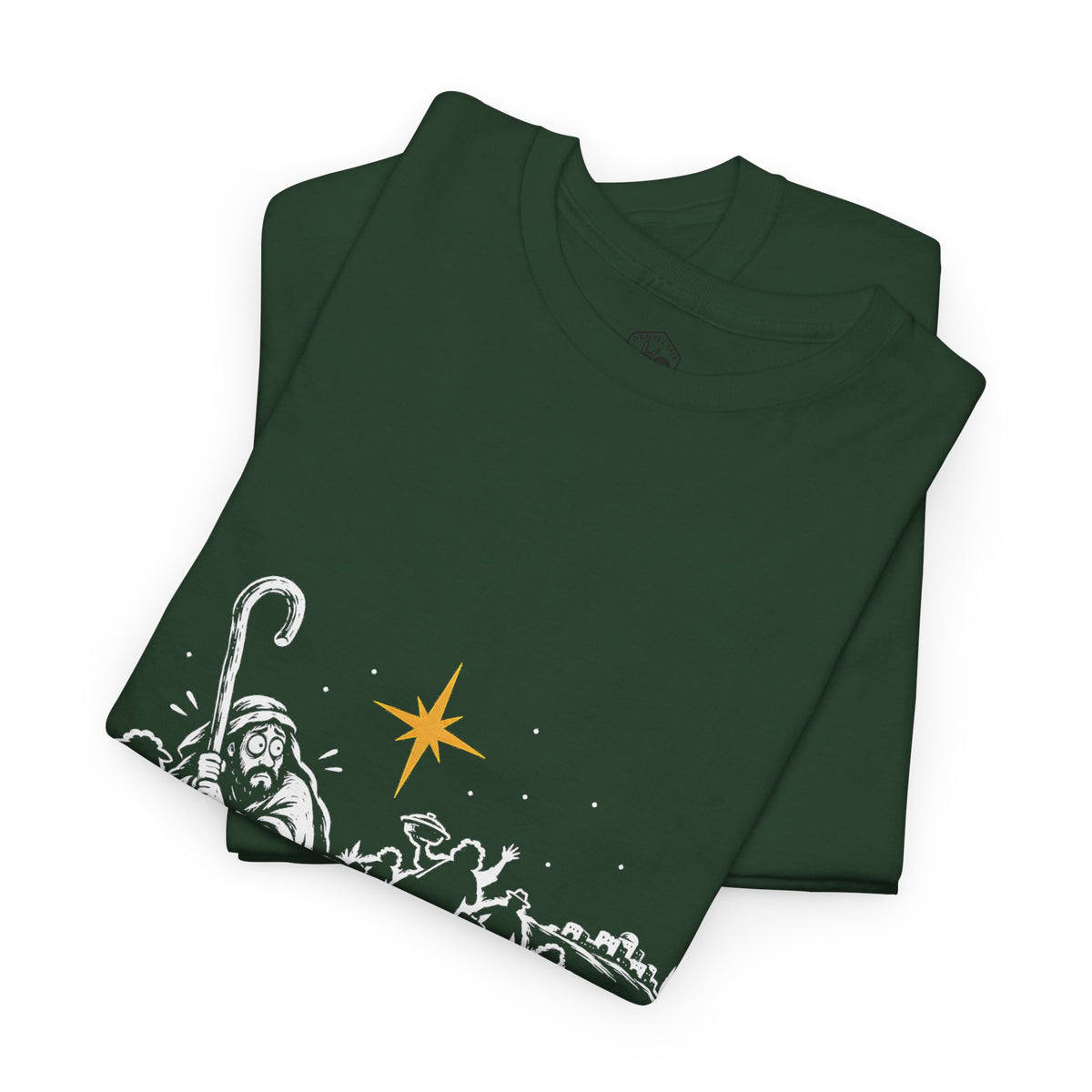 Fear Not, Even the Relatives T-Shirt | Luke 2:10 Funny Christmas Christian Tee