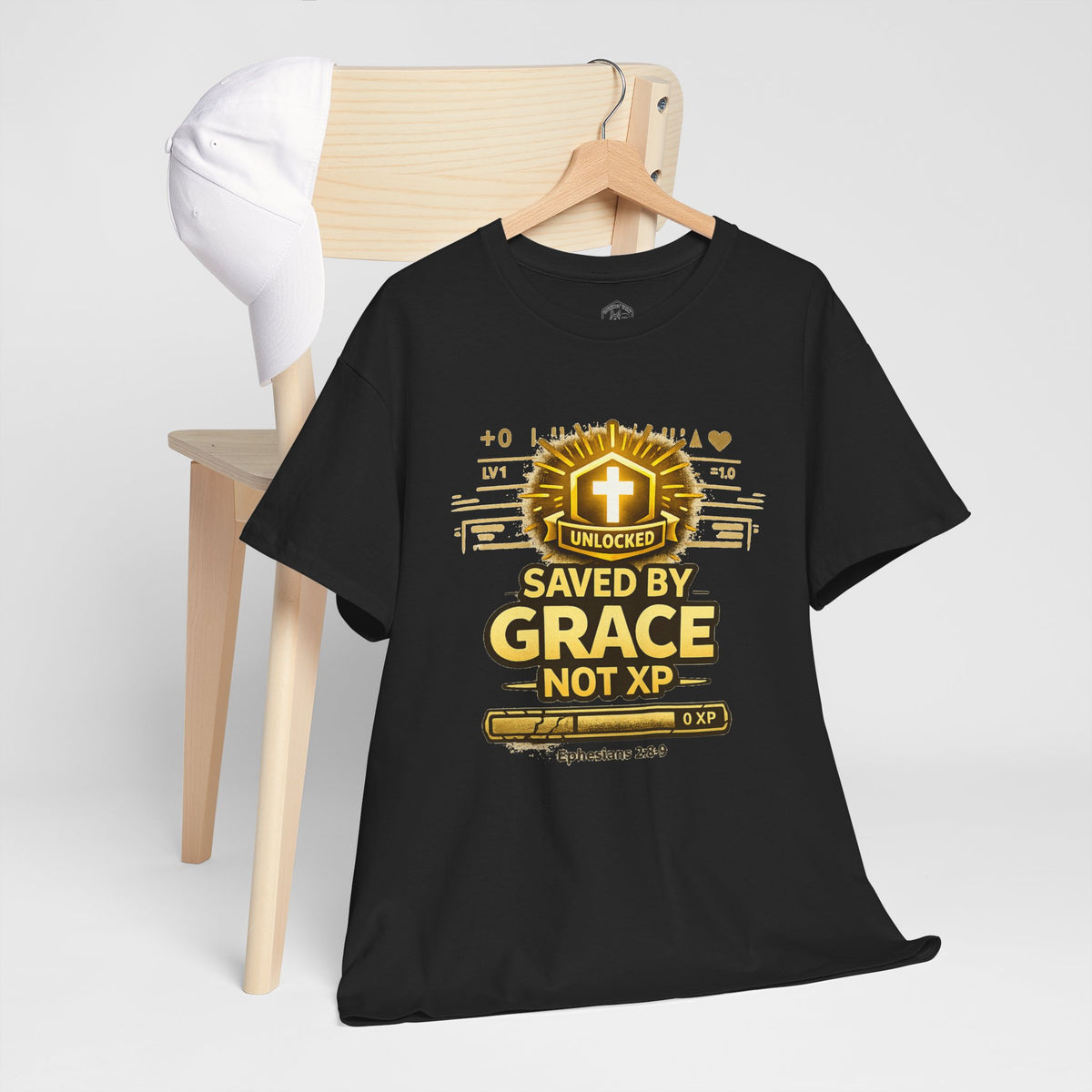 Saved by Grace T-Shirt | Christian Faith Tee (Ephesians 2:8-9)
