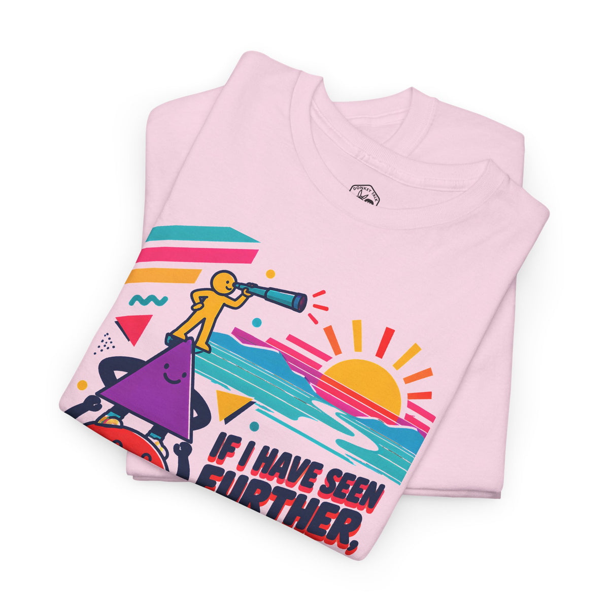 Newton Shoulders of Giants T-shirt – Donkey Talk graphic tee