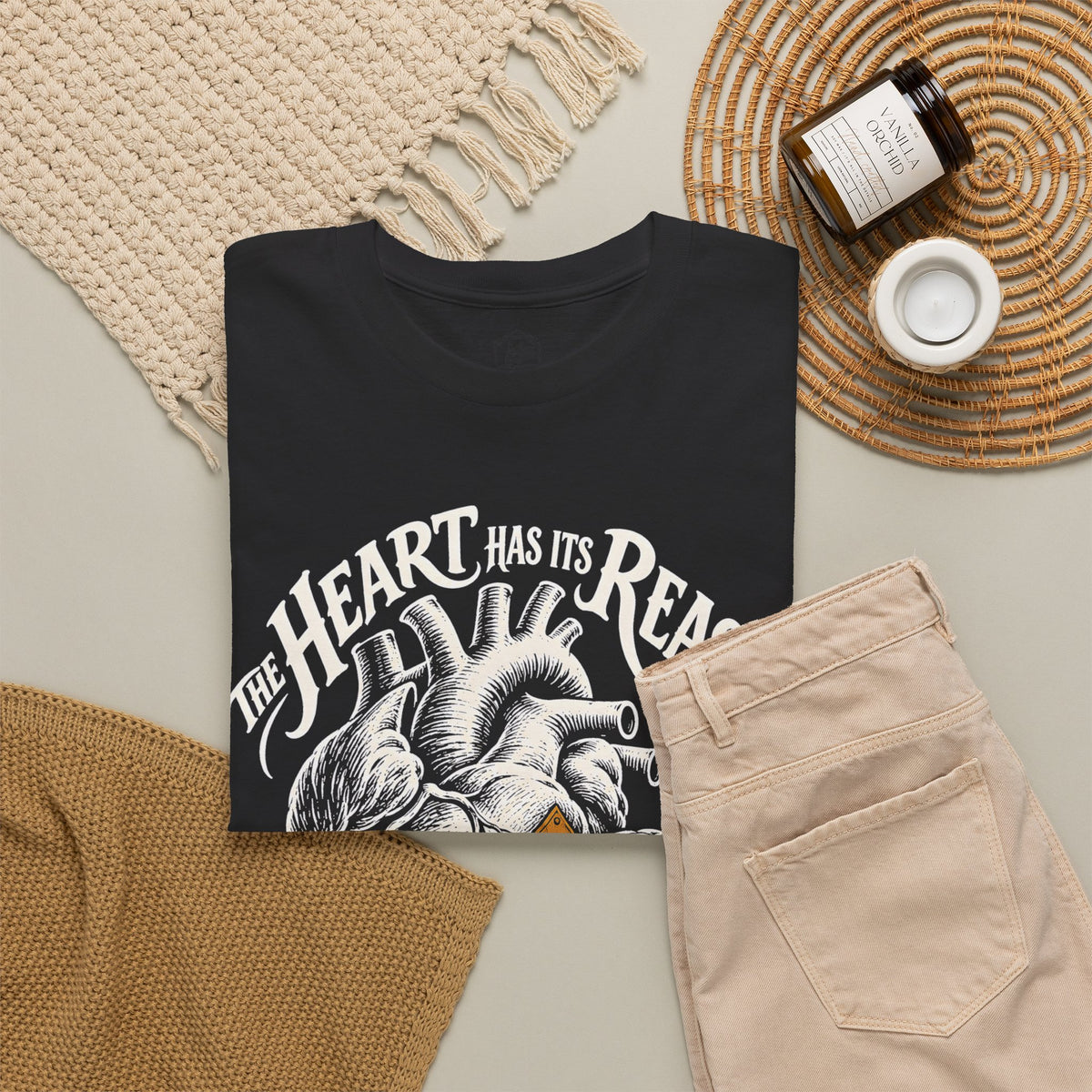 The Heart Has Its Reasons Pascal T-shirt – Donkey Talk graphic tee