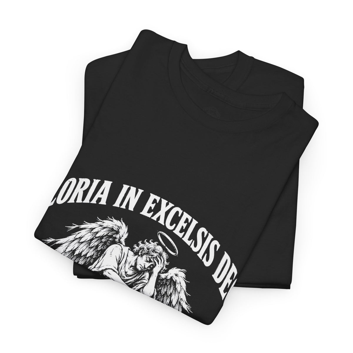 Gloria... Peace on Earth, Please T-Shirt | Luke 2:14 Funny Christmas Christian Tee