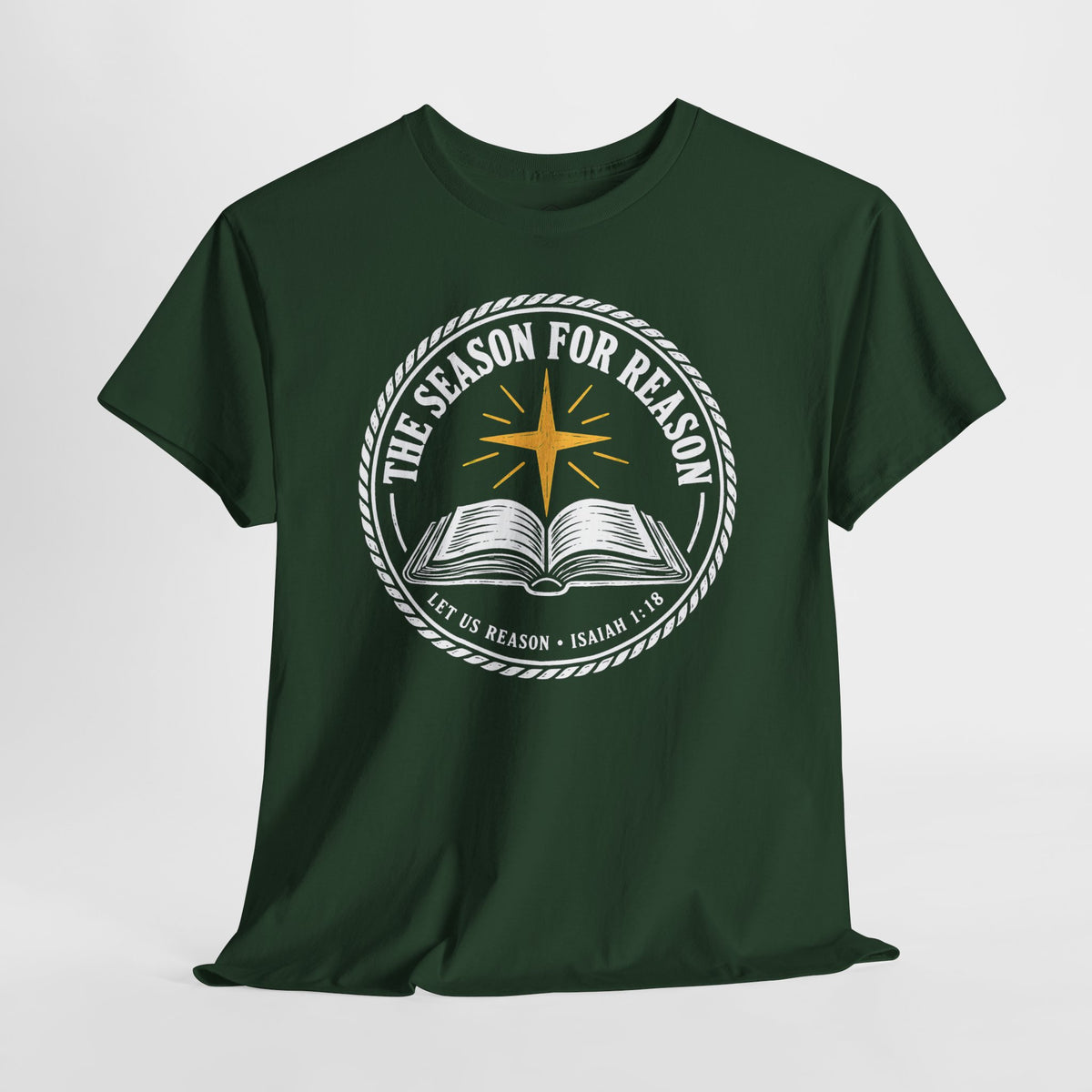 The Season for Reason Christmas T-shirt – Donkey Talk graphic tee