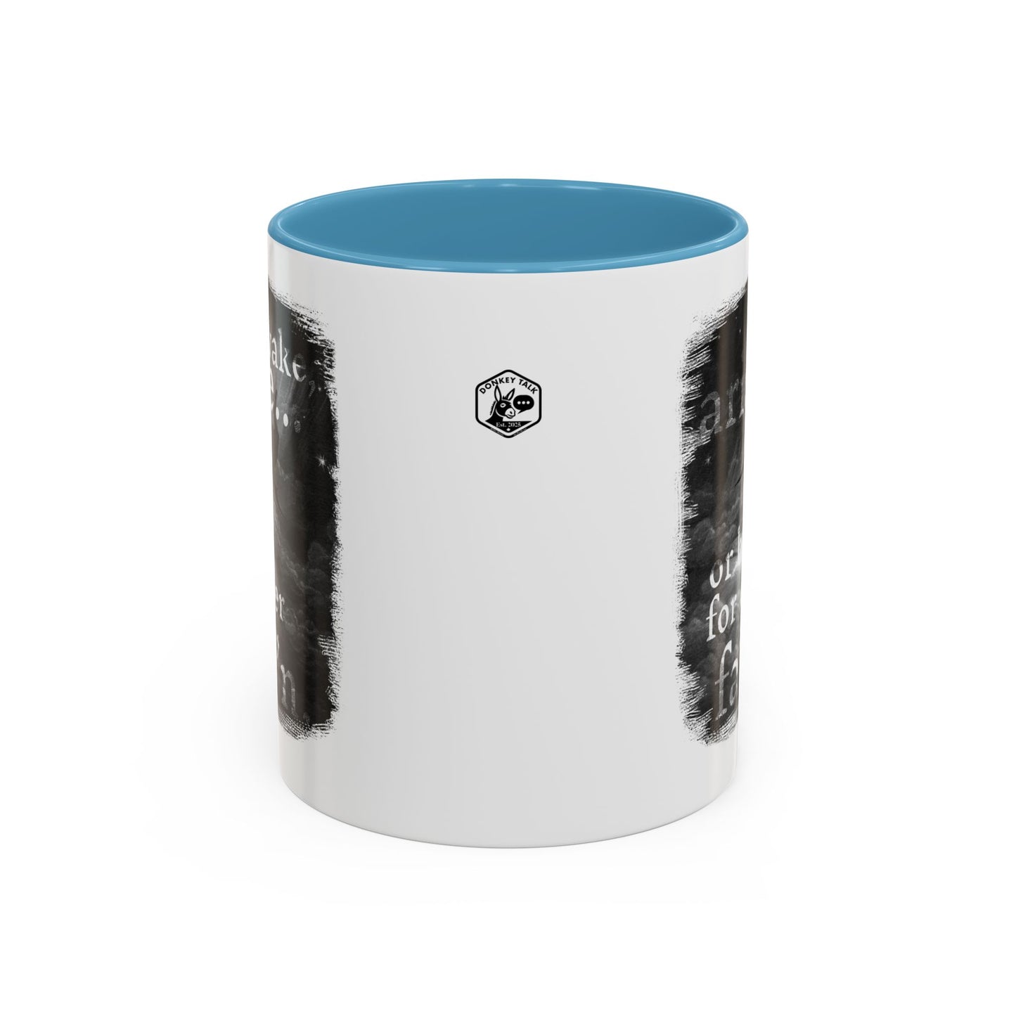 Inspirational Gothic Coffee Mug — "Awake Arise or Be Forever Fall'n" Accent Mug (11/15oz)